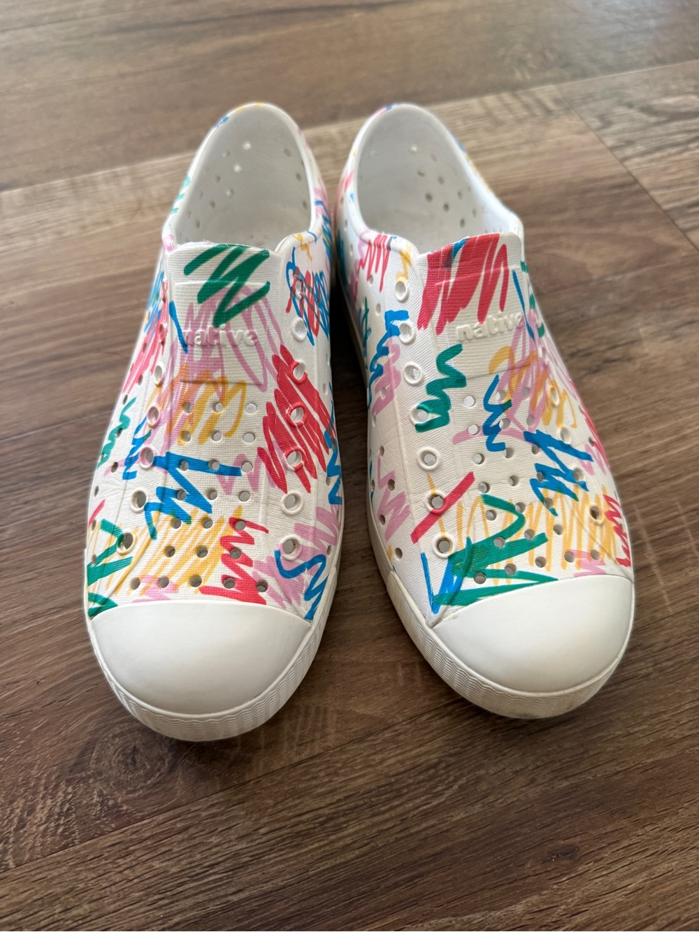 Native Jefferson X crayola slip on shoes 2